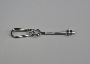 Schommelhaak  M12x250mm Galvanisch verzinkt  SCH-068