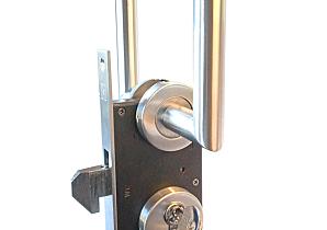 Set voor schuifpoorten  73x115mm RVS  SP-15