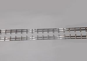 Shutter systeem  220cm [Beugelafstand 11,5cm] RVS  SHU-04