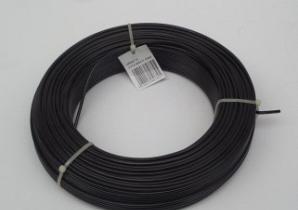 Spandraad  100m [2,7/3,5mm] Geplastificeerd Zwart DRSP-14
