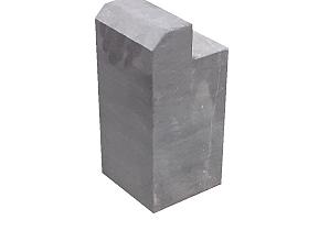 Stopblok met facetrand  120x120mm Geen coating  ARD-08