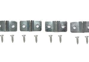 Traliebeslag  20x36mm (per 4) [2mm] Galvanisch verzinkt  TR-01