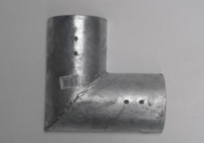 Verbinders voor ronde palen  Ø100mm (90°) Vuurverzinkt  CON-06