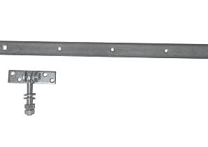 Verstelbaar poortbeslag   670mm [5mm] Galvanisch verzinkt  LUX-99