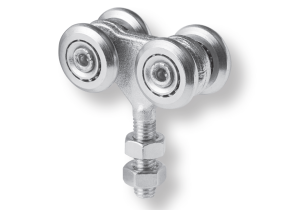 Viervoudig wielenblok met open lager  61mm [M8] Galvanisch verzinkt  SP-05