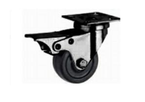 Zwenkwielen  Ø100mm [met rem] Geen coating  SC-10