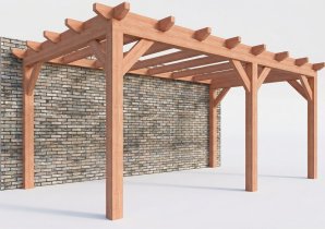 trendhout constructiepakket aanbouwveranda
