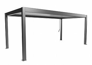 Pergola Gr. 6 x 3 kwartsgrijs / wit  B485820