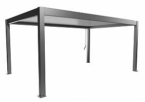 Pergola Gr. 5,5 x 3,5 kwartsgrijs / wit  B485730