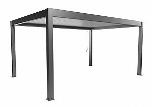 Pergola Gr. 5 x 3,5 kwartsgrijs / wit  B485630