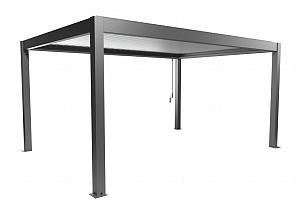 Pergola Gr. 5 x 3,5 kwartsgrijs / zilver-met  B489630