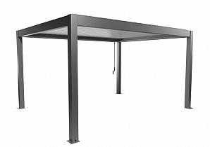 Pergola Gr. 4,5 x 3,5 kwartsgrijs / wit  B485530