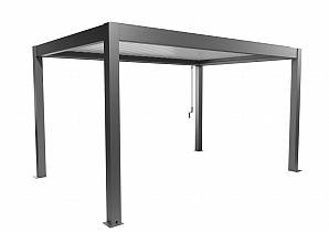 Pergola Gr. 4,5 x 3 kwartsgrijs / wit  B485520