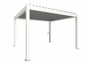 Pergola Gr. 4 x 3,5 wit / zilver-met  B419430