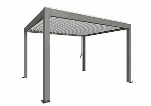 Pergola Gr. 4 x 3,5 kwartsgrijs / wit  B485430