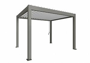 PERGOLA 3,5 x 3 kwartsgrijs / wit  B485320