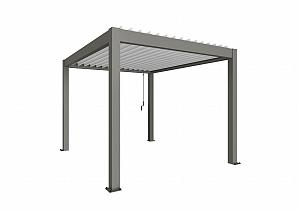 PERGOLA 3 x 3,5 kwartsgrijs / wit  B485230