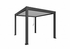 PERGOLA 3 x 3,5 donkergrijs /wit  B445230
