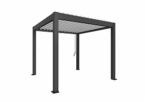 PERGOLA 3 x 3 donkergrijs / wit  B445220