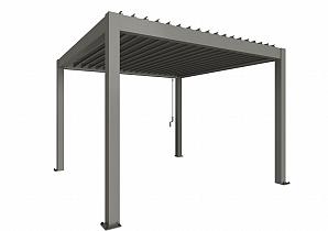 PERGOLA 3,5 x 3,5 kwartsgrijs-metallic  B480330
