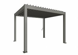 PERGOLA 3,5 x 3 kwartsgrijs-metallic  B480320