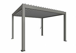 PERGOLA 4 x 3,5 kwartsgrijs / zilver-met  B489430