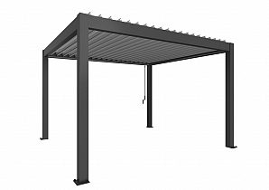 PERGOLA 4 x 3,5 donkergrijs / zilver-met  B449430