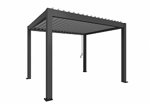 PERGOLA 3,5 x 3 donkergrijs / zilver-met  B449320