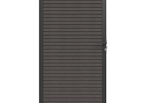 NewTechWood co-extrusie composiet deur in aluminium frame, horizontaal triple, 100 x 195 cm, Silver Gray.   1064265