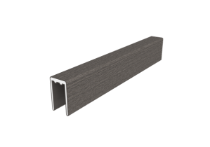 NewTechWood aluminium co-extrusie frameset t.b.v scherm i.c.m betonpalen, Silver gray   1064271