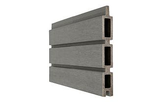 NewTechWood co-extrusie composiet Triple Rhombus schermplank, 2,1 x 16 x 180 cm, Silver Gray.   1060243