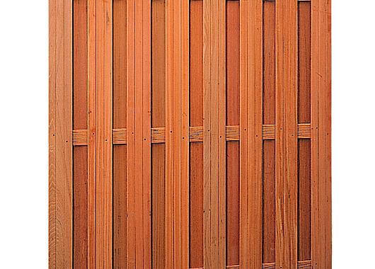 Hardhouten scherm 15 planks 180x180   W14364