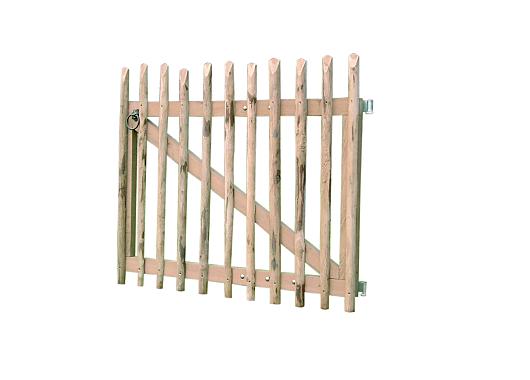 Kastanjepoort compleet B120 x H100 cm    P025244