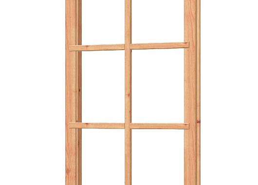 Vast raamkozijn DOUGLAS onbeh, kozijn:726x1268mm    54.0087