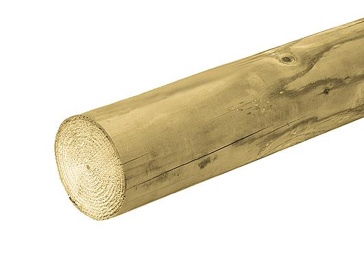 Rondhout ø 10 geimpregneerd