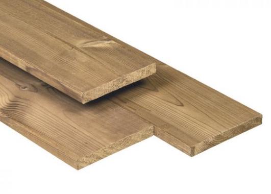 Thermoline vuren geschaafd tuinplank 18x141