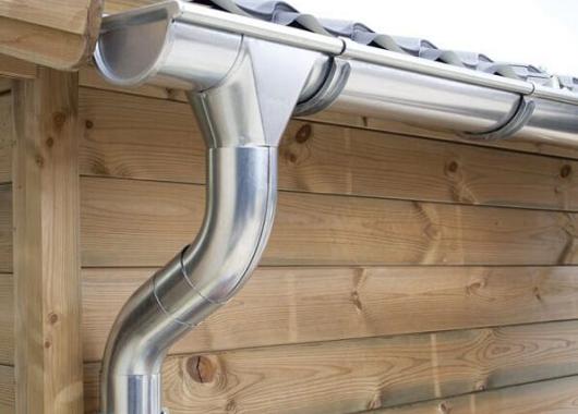 Verzinkte dakgootset lessenaarsdak