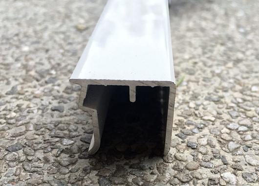 condensprofiel aluminium wit