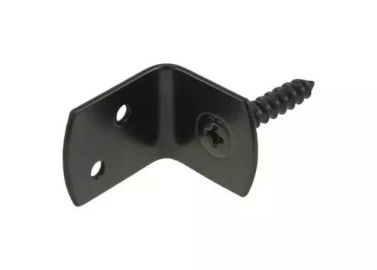 l-beslag ZWART betonpalen