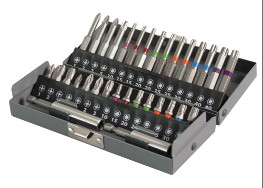 DYNAPLUS BITSET PROF 32-DELIG DYNA KLEURBANDJES  METALEN VERPAKKING