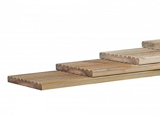 Vlonderplank grenen geimpregneerd 28x145