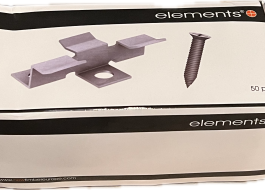 Vintage clips t.b.v.massief 19x135mm        103598