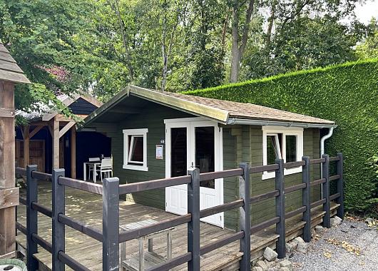 Showmodel Blokhut 4x3 50 mm 470 x 425 cm