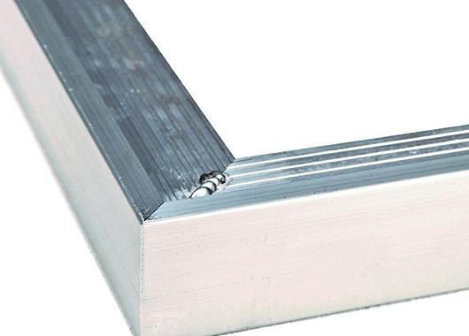 Aluminium daktrim Hoek met 1 verbinder 45x45   RD_FX1001