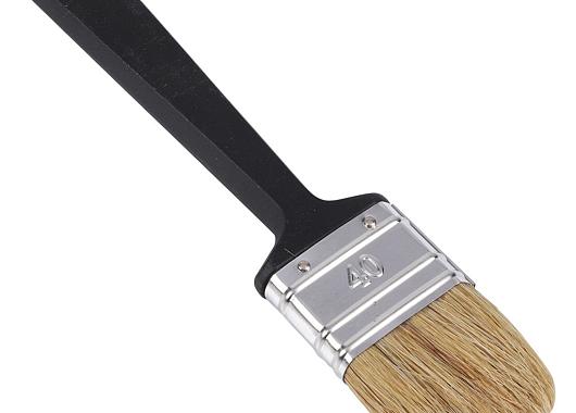 Copenhagen Pro platte kwast wegwerp - wit Chinees varkenshaar - 40