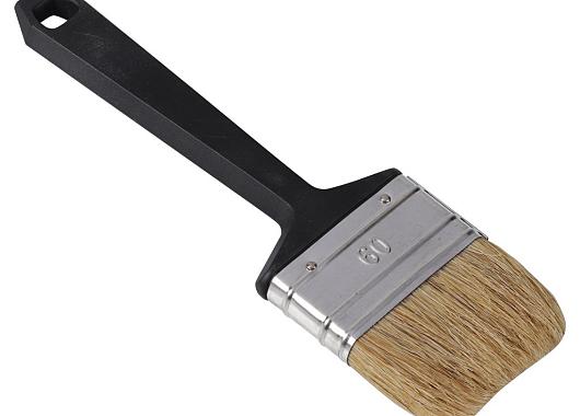 Copenhagen Pro platte kwast wegwerp - wit Chinees varkenshaar - 60