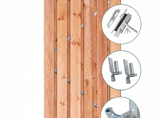 Poort stalen fram Red Class Wood