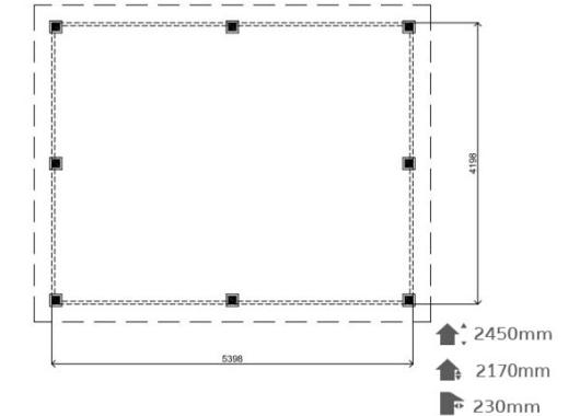 Lugarde configuratie carport C1