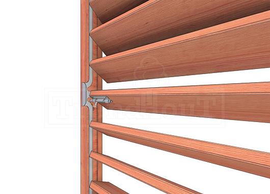 Louvre horizontaal draaibaar 1630x2200mm module B      52.0991