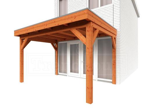 Aanbouwveranda Ancona 3750x3300x2600mm (bxdxh)    52.1012